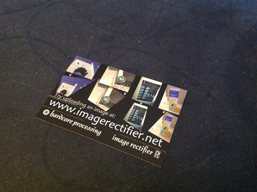 Image Rectifier business card input